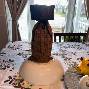 Plaid Wine Bottle Cover